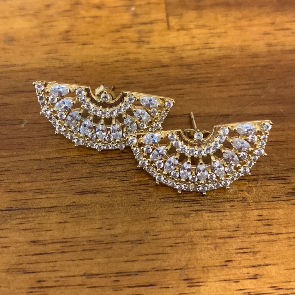 Anthro sparkling earrings